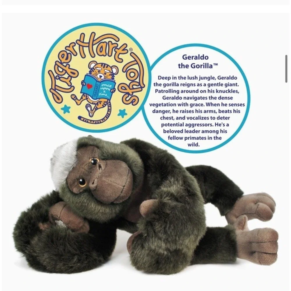 Viahart Toys 2017 Geraldo Gorilla 14.5